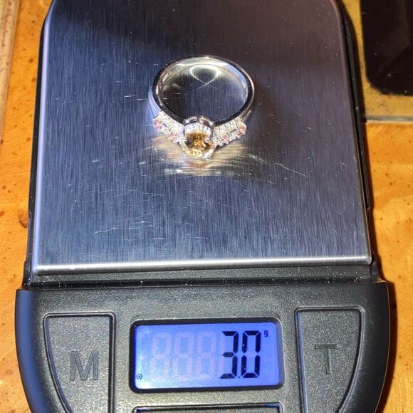 Natural Scapolite Pink Tourmaline Sterling Silver Ring Size 6